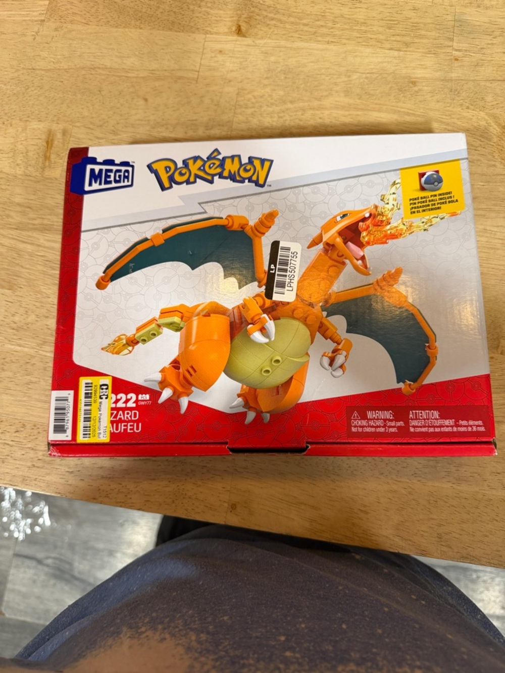 Pokémon Charizard Buildable Figure - Orange